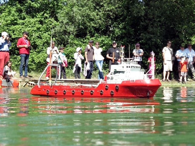 Nos bateliers sortent.…